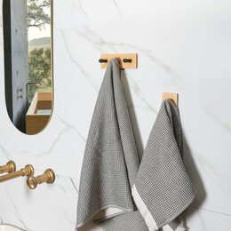 Estia Κρεμαστρα Επιτοιχια Bamboo Essentials Μεταλλικη 3 Θεσεων