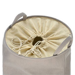 Estia Καλαθι Απλυτων Fjord με Χερουλια 36x36x50cm Driftwood