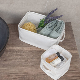 Estia Κουτι Αποθηκευσης & Οργανωσης Ivory 13.5x12.5x10.5cm me Χερουλια