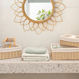 Estia Κουτι Αποθηκευσης & Οργανωσης Botanica 28x20x10cm με Εσωτερικη Επενδυση