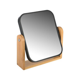 Estia Καθρεφτης Επιτραπεζιος Bamboo Essentials Περιστρεφομενος Διπλης Οψεως