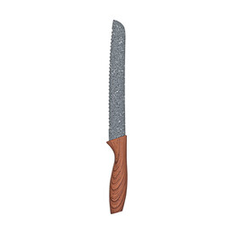 Estia Μαχαιρι Ψωμιου Stone Ανοξειδωτο 1.5mm με Λεπιδα 2cr13