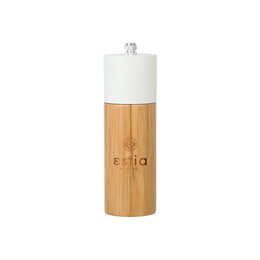 Estia Μυλος για Αλατι/πιπερι Bamboo Essentials 5x16cm Λευκος