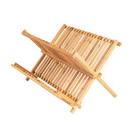 Estia Πιατοθηκη Bamboo Essentials Αναδιπλουμενη 2 Επιπεδων 42x27.5x38cm