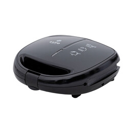 Estia Τοστιερα Black & Inox 2 Θεσεων 850w με Αποσπωμενες Αντικολλητικες Πλακες