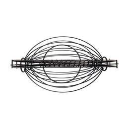 Estia Φρουτιερα 2 Θεσεων Metal Black Μεταλλικη 37χ20x42cm Μαυρη