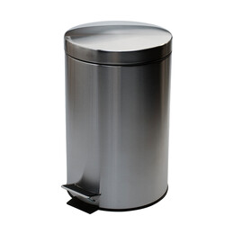 Estia Χαρτοδοχειο Μπανιου Classic Ανοξειδωτο Soft Close 12lt ματ Ινοξ