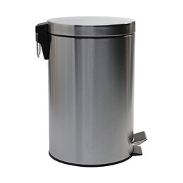 Estia Χαρτοδοχειο Μπανιου Classic Ανοξειδωτο Soft Close 12lt ματ Ινοξ