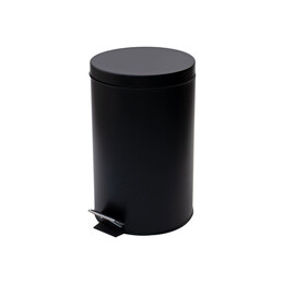 Estia Χαρτοδοχειο Μπανιου Classic Soft Close 12lt ματ Μαυρο