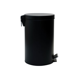 Estia Χαρτοδοχειο Μπανιου Classic Soft Close 12lt ματ Μαυρο
