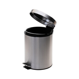 Estia Χαρτοδοχειο Μπανιου Classic Ανοξειδωτο Soft Close 5lt ματ Ινοξ