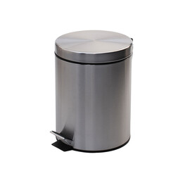 Estia Χαρτοδοχειο Μπανιου Classic Ανοξειδωτο Soft Close 5lt ματ Ινοξ