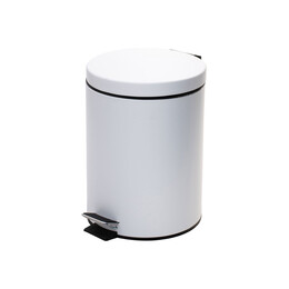 Estia Χαρτοδοχειο Μπανιου Classic Soft Close 5lt ματ Λευκο