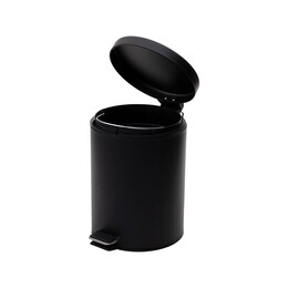 Estia Χαρτοδοχειο Μπανιου Classic Soft Close 5lt ματ Μαυρο