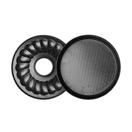 Estia Φορμα Κεϊκ Magma Ανθρακουχου Χαλυβα 28.5x7cm με 2 Βασεις