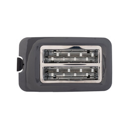 Estia Φρυγανιερα Aroma Grey 2 Θεσεων με 7 Επιπεδα Ψησιματος 750w Γκρι