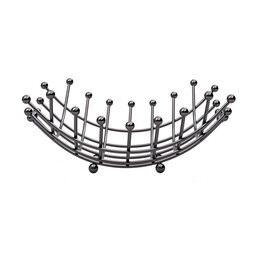 Estia Φρουτιερα Elegant Nickel Black απο Κραμα Ψευδαργυρου