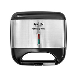 Estia Τοστιερα Black & Inox 2 Θεσεων 800w