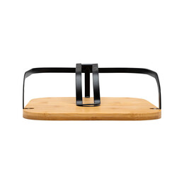 Estia Χαρτοπετσετοθηκη Bamboo Essentials Τετραγωνη Μεταλλικη