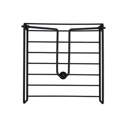 Estia Χαρτοπετσετοθηκη Τετραγωνη Metal Black Μεταλλικη