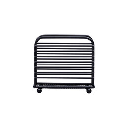 Estia Χαρτοπετσετοθηκη Ορθια Metal Black Μεταλλικη