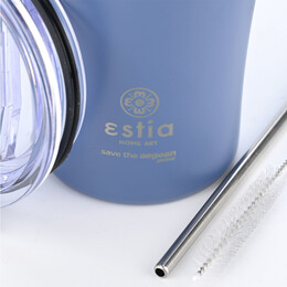 Estia Θερμος Coffee mug Save the Aegean 500ml Denim Blue