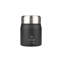 Estia Θερμος Lunch pot Save the Aegean 0.5lt Midnight Black