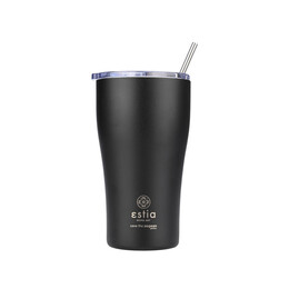 Estia Θερμος Coffee mug Save the Aegean 500ml Midnight Black