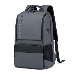 Arctic Hunter Τσάντα Πλάτης B00532 με Θήκη Laptop 15.6", Usb, 28l, Γκρι