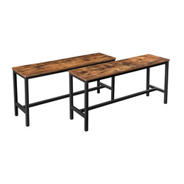 Σετ Μεταλλικοί Πάγκοι Τραπεζαρίας 108 x 32.5 x 50 cm 2 τμχ Vasagle (Ktb33x) (Vasktb33x)