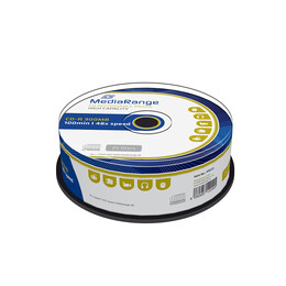 Mediarange cd-r 100' 900mb 48x Cake box x 25 (Mr222)
