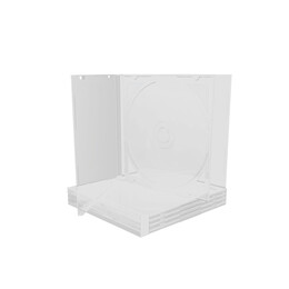 Mediarange cd Jewelcase for 2 Discs 10.4mm Transparent Tray (Mrbox23-t)