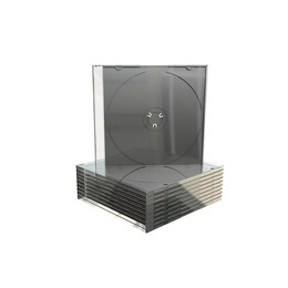 Mediarange cd Slimcase for 1 Disc 5.2mm Machine Packing Grade Black Tray (Mrbox21-m)