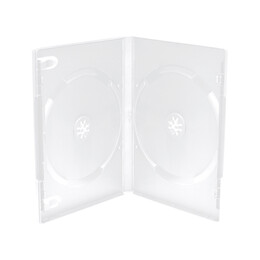 Mediarange dvd Case  for 2 Discs 14mm Machine Packing Grade Frosted/transparent (Mrbox26-m)