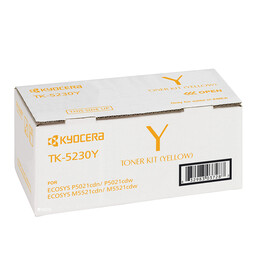 Kyocera Ecosys M5521mfp/p5021 Toner hc Yellow (tk-5230y) (Kyotk5230y)