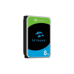 Seagate Skyhawk +Rescue 8tb hdd Σκληρός Δίσκος 3.5" Sata iii 256mb Cache Desktop / Καταγραφικό (St8000vx010) (Seast8000vx010)