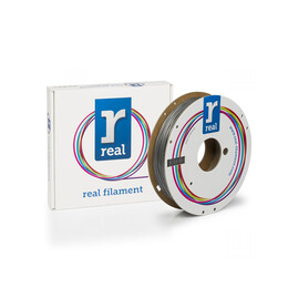 Real pla Sparkle 3d Printer Filament - Sparkle Silver Lining - Spool of 0.5kg - 1.75mm (Realplasprksilver500mm175)