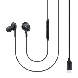 Samsung eo-Ic100 in-ear Handsfree με Βύσμα usb-c Μαύρο (Ic100bbegeu) (Samic100bbegeu)