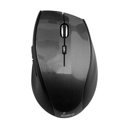 Media Range Optical Mouse Highline Series (Carbon Look/black, Wireless) (Mros207)