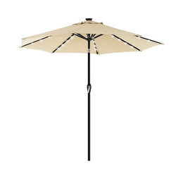 Songmics Ομπρέλα Δαπέδου Στρογγυλή 180 G/m² Beige (Gpu040m01) (Snggpu040m01)