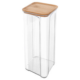 Estia Δοχειο Αποθηκευσης Πλαστικο 1700ml με Καπακι Bamboo