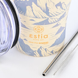 Estia Θερμος Coffee mug Save the Aegean 350ml Alpine Essence