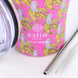 Estia Θερμος Coffee mug Save the Aegean 350ml Banana Swirl