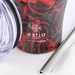 Estia Θερμος Coffee mug Save the Aegean 350ml Twilight Rose