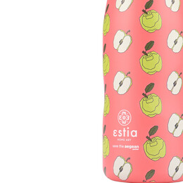 Estia Θερμος Travel Flask Save the Aegean 500ml Apple Odyssey