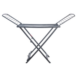 Estia Απλωστρα Δαπεδου Biociclo Πλαστικη Πτυσσομενη 20m Μαυρη