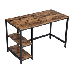 Μεταλλικό Γραφείο με 2 Ράφια 120 x 60 x 75 cm Vasagle (Lwd47x) (Vaslwd47x)