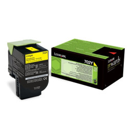 Lexmark Cs310/410/510 Yellow Toner Crtr sc (702y) Return 1k (70c20y0) (Lex70c20y0)