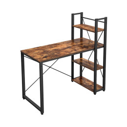 Μεταλλικό Γραφείο με 4 Ράφια 120 x 60 x 120 cm Vasagle (Lwd48x) (Vaslwd48x)