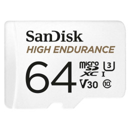 Sandisk® High Endurance Microsd 64gb Card (Sdsqqnr-064g-Gn6ia) (Sansdsqqnr-064g-Gn6ia)
